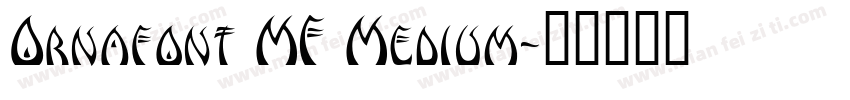 Ornafont MF Medium字体转换